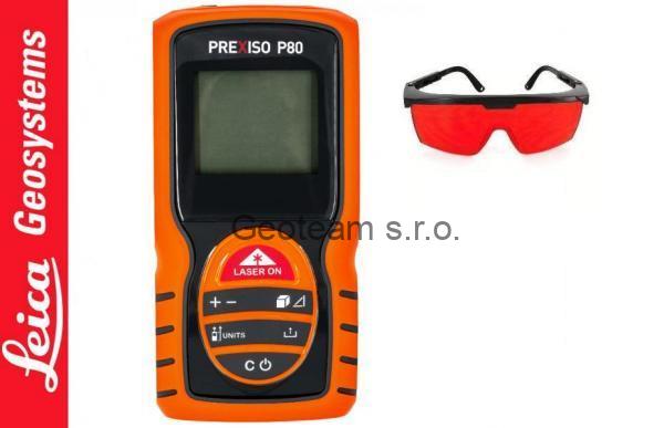 Leica Laserový dálkoměr PREXISO P80 + brýle